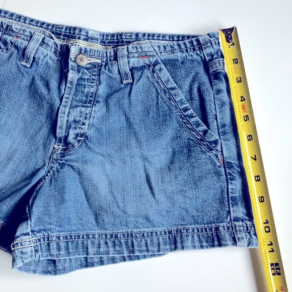 American Eagle Distressed Shorts Blue Size 2 Women - Picture 6 of 12